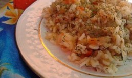Pilaf turcesc cu vinete