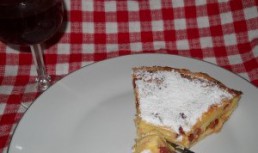 Prajitura cu branza si visine