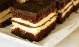 Prajitura cu ciocolata si crema de lapte