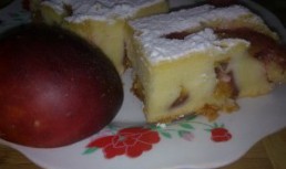 Prajitura cu nectarine