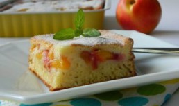 Prajitura cu nectarine