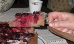 Prajitura simpla si rapida cu visine (pentru diabetici)