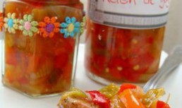 Relish de ardei si gogosari