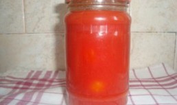 Rosii cherry in bulion fara conservant