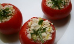 Rosii umplute cu carne tocata si ciuperci