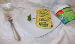 Rulada cu crema de spanac