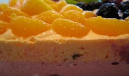 Salata de fructe, cu branza si gelatina