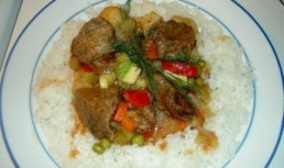Salona cu carne de vita