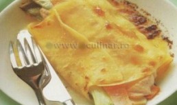 Somon si legume de primavara in lasagna