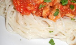 Spaghete cu peste