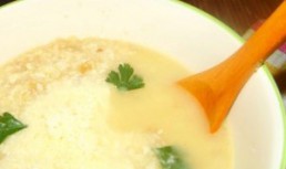 Supa de conopida cu parmezan