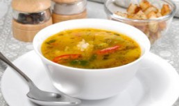 Supa de legume cu crutoane