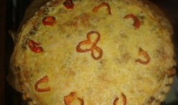 Tarta aperitiv cu carne si ciuperci