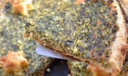 Tarta cu branza si spanac