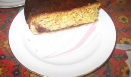 Tarta cu dulceata de zmeura