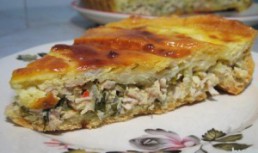 Tarta cu pui si smantana