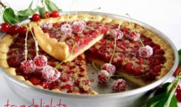 Tarta cu visine si crema