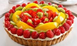 Tarta de inghetata si fructe