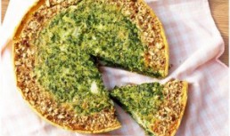 Tarta de spanac cu migdale