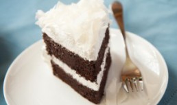 Tort cremos de ciocolata cu cocos