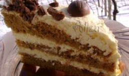 Tort cu crema de branza si sampanie