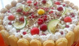 Tort cu visine si ciocolata