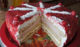 Tort cu zmeura