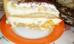 Tort diplomat delicios cu fructe din compot