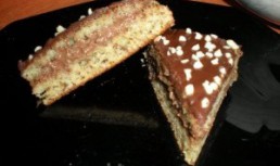 Triunghiuri cu banane si ciocolata