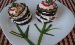 Turnulete aperitiv cu vinete
