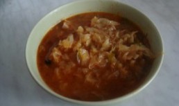 Varza dulce cu carne de porc