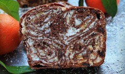 Cozonac minunat cu cocos si mandarine