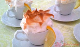 Cremă de lămâie cu bezea - desert simplu, dar rafinat