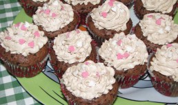 Cupcakes cu frosting de piure de castane