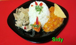 Curry de porc cu chutney de mango