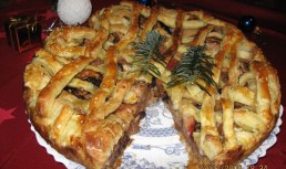 Desert cu mere si gem de cirese