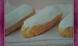 Eclaire cu fondant si crema de ciocolata
