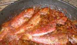 Evantai de peste  la cuptor