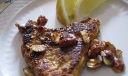 File de pastrav in unt cu migdale