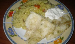 File de peste cu garnitura de orez