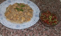 File de peste cu orez orez american(specific arab)