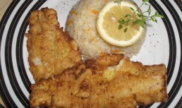 Filete de Pescada  marinate ^in lapte cu Salvie
