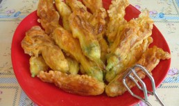 Flori de dovleac pane