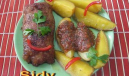 Friptura cu cimbru si patatas bravas