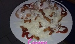 Friptura de curcan, cu paste si sos Gran Cucina