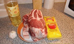 Friptura de porc sau "Pomana porcului",cu mamaliguta