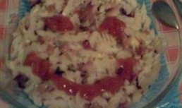 Fusilli cu costita si sunca