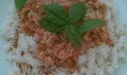 Fusilli Cu Sos De Carne Cu Rosii