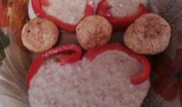 Garnitura de hrisca cu sos de peste