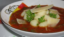 Gnocchi in sos de ardei